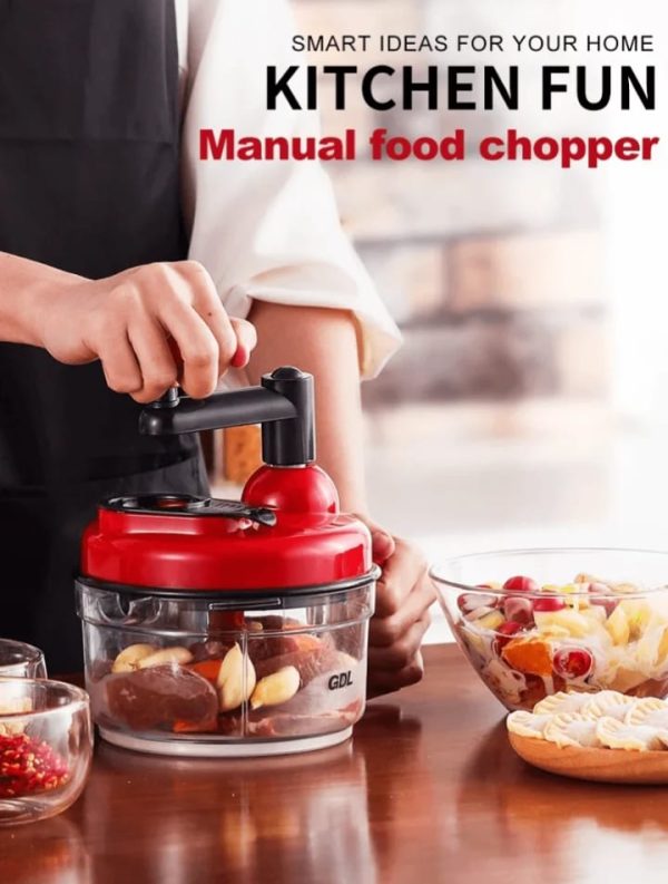 Manual Hand Multifunction Speedy Vegetable Quick Chopper | Quick Chopper Vegetable – Onion Chopper | Kachomer Salad Machine ( Random Color )