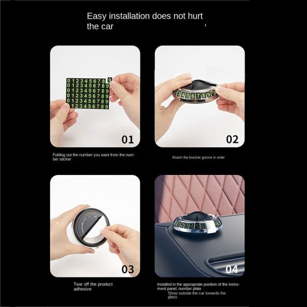 2 in 1 Dashboard Car Phone Holder with Navigation Bracket – 360° Rotation Phone Bracket For Car Use – Random Color