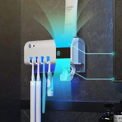 Toothpaste Dispenser With Uv (random Color)