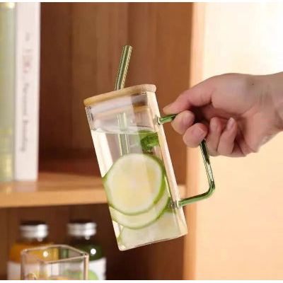 Premium Glass Coffee & Dessert Tumbler (400ml)
