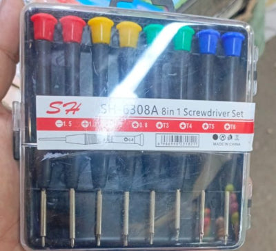 8-in-1 Precision Screwdriver Set (SH-6308A)
