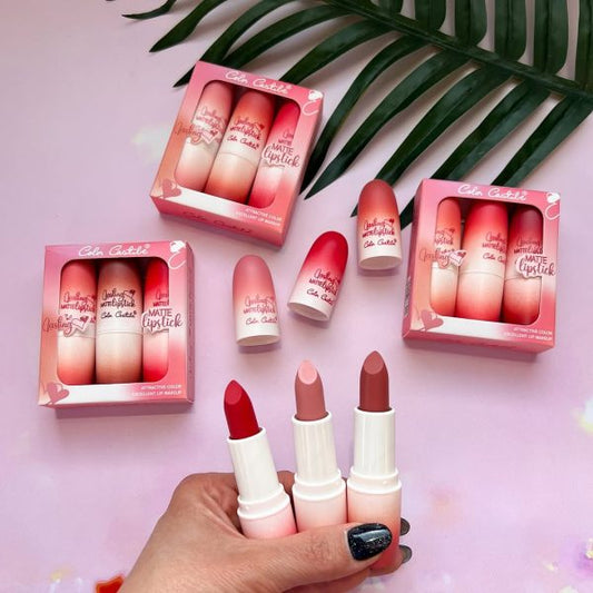 Color Castle High Coverage & Long Lasting Lipstick [pack Of 3] | Color Castle Lipsticks Pack
