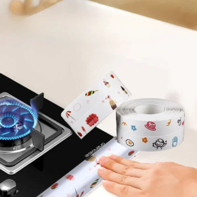 Printed Sink Corner Tape / Self Adhesive Corner Tape 38mm X 3.2 Meter (random Design And Color)