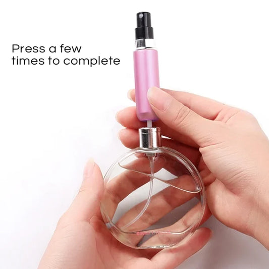 Refillable Mini Perfume Spray Bottle Spray Atomizer 5 Ml | Portable, Leak-proof, And Stylish (random Color)
